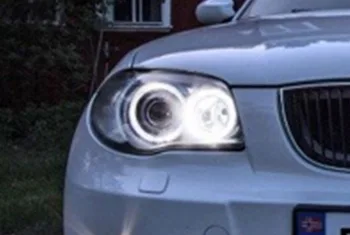 ANGRONG 2x Canbus Xenon White Angel Eyes LED Marķieris, Gaismas, nebija Kļūda Halo Gredzeni, Lukturu Spuldzes BMW E90, E91