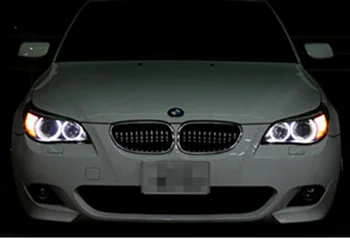 ANGRONG 2x Canbus Xenon White Angel Eyes LED Marķieris, Gaismas, nebija Kļūda Halo Gredzeni, Lukturu Spuldzes BMW E90, E91