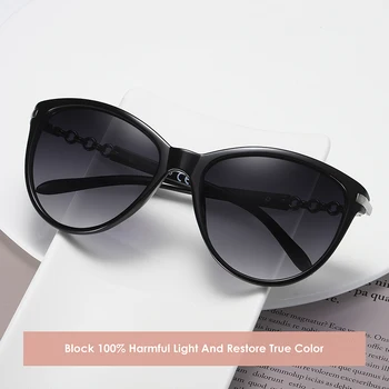 AOFLY ZĪMOLA DESIGN, Cat Eye Polarizētās Saulesbrilles Sieviešu Polarizētas Saules Brilles Sieviešu Slīpums Toņos Oculos Feminino UV400