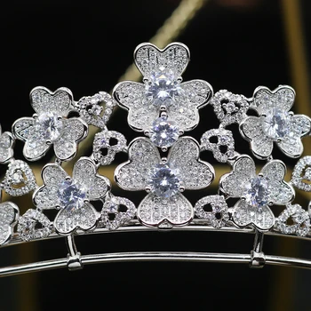 ASNORA Luksusa Kāzas, līgava, līgavas ziedu Vainagu Princese, Karaliene Parāde bumbu Reina yarra Kāzu Cepures Matu Aksesuāri