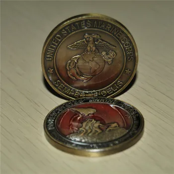 ASV Marine Corps 2000 Versiju Challenge Monētas-Retāk Varonība bija kopīgs Tikums