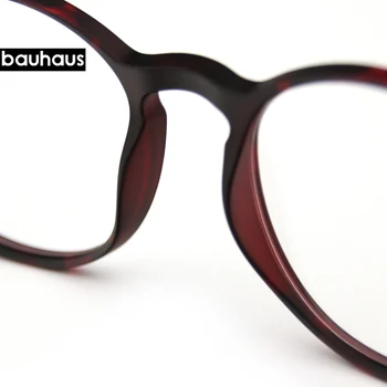 AU2003-T bauhaus acetāts Brilles Retro Apaļas Ziedu Brilles Tuvredzīgs Lēca Kadru oculos de grau Vīriešiem Sievietēm