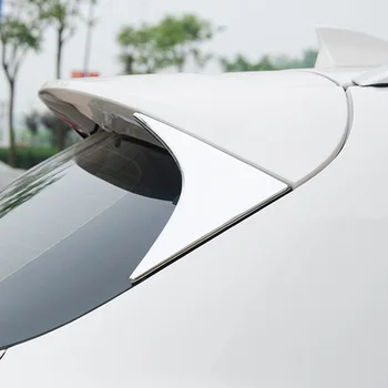 AX Chrome Aizmugurējais Logs Sānu Spārnu Spoilers Trīsstūris Pīlārs Pēc Vāka Apdare Uzlīme Aizsargs Mazda Cx-5 Cx5 2013 2016