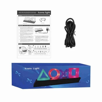Acecorner Neona Ikona, Gaismas Balss Kontroles Akrila Atmosfēru Aptumšojami USB Nakts Apgaismojums, Spēļu Bārs Klubs KTV ēsmas zivtiņu vadi Dekoratīvie