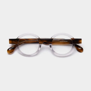 Acetāta Brilles Rāmis Vīriešu, Sieviešu Vintage Kārta Skaidrs, Brilles Optiskās Tuvredzība Recepšu Brilles Briļļu Rāmji Brilles