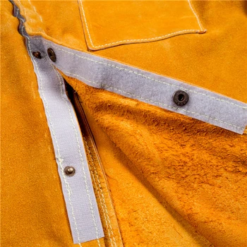 Aizsargtērpi Izolētas Apģērbi ANTI-CUT Drošības Apģērbs Aizsardzības Metināšanas Darba Jaka Bikses Ādas Metināšanas Apģērbi