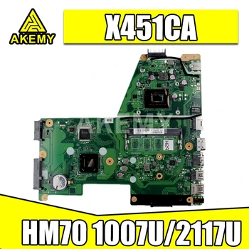 Akemy Portatīvo datoru mātesplati Par Asus X451CA F451 F451C X451CA Mainboard REV.2.1 HM70 1007U/2117U GMA HD 3000