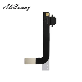 AliSunny 5gab Uzlādes Ostas Flex Kabelis iPad 4 Lādētāju, USB Ports Dock Savienotājs Rezerves Daļas