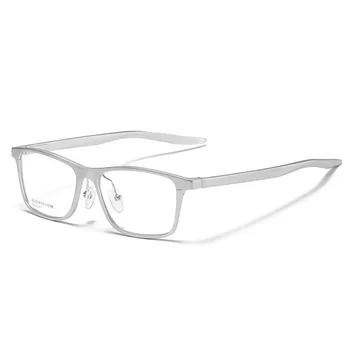 Alumīnija Magnija Glasse Rāmis Laukumā Opticas Vīriešu Brilles Modes Brilles