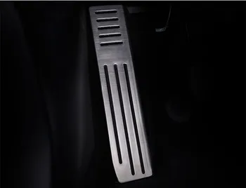 Alumīnija sakausējuma Nav, Urbšanas Tesla Model S Model X Gāzi, Bremzes Kāju Balsts Pedāļu Kluči, Paklāju Segumu Piederumi Car Styling