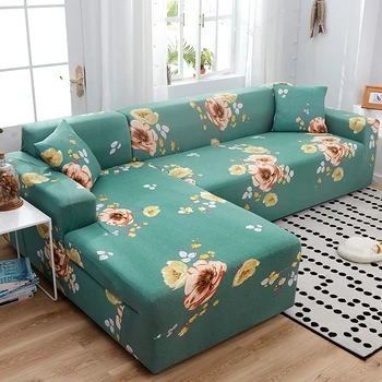 Amerikas stila Elastīgas Sofa Cover stiept Slipcover dīvānu pārvalki dzīvojamās istabas stūra Dīvāns segtu būtiska dīvāns kariete segtu atpūtas telpa