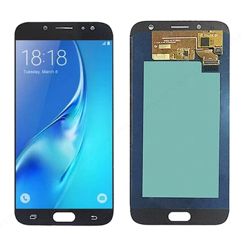 Amoled lcd Samsung Galaxy J7 Pro 2017 J730 J730F LCD ekrānu un Touch Screen Digitizer Montāža J730F J730GM J730G lcd