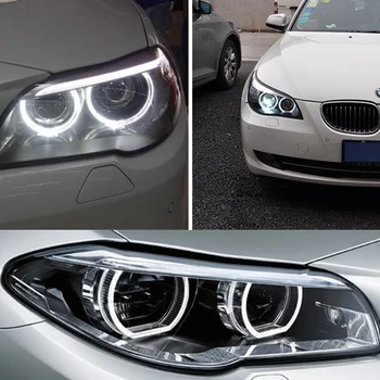 Angel Eyes, LED Gabarītlukturi 30W CANBUS Erro Bezmaksas BMW 5-Series E60 E61 LCI LED Halo Gredzenu, Spuldzes, Auto Lukturu Stils