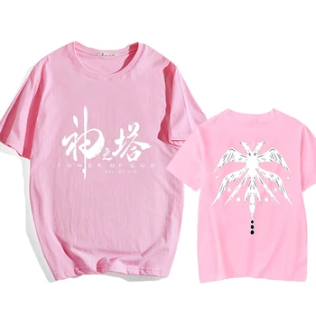 Anime Tornis Dieva T-krekls Modes Sporta Ielas Topi Vasaras Apaļu Kakla Iespiests T-krekls