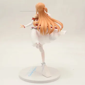 Anime Zobens Mākslas Online SAO Yuuki Asuna Bruņinieku Asins Filmu Ver. PVC Darbības Rādītāji Kolekciju Modelis Rotaļlietas 20cm