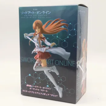 Anime Zobens Mākslas Online SAO Yuuki Asuna Bruņinieku Asins Filmu Ver. PVC Darbības Rādītāji Kolekciju Modelis Rotaļlietas 20cm