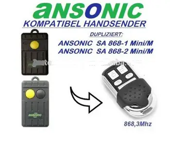 Ansonic SA868-1mini/M,SA864-2mini/M Klonēšana nomaiņa Tālvadības pults Aparāts 868,3 MHz Ļoti labs