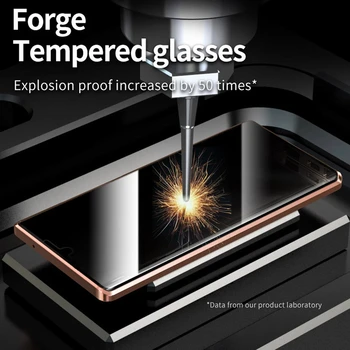 Anti Peeping Privātuma Stikla Magnētiskā Case For Samsung Galaxy Note 20 Ultra Gadījumā Metāla Gadījumā, Samsung, Ņemiet Vērā, 20 360 Pilna Apdrošināšana