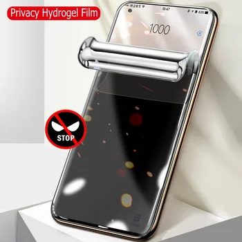 Anti Spy Hidrogelu Filmu Samsung S20 Plus S20 Ultra Privātuma 3D Izliekta Ekrāna Aizsargs, Lai S10/S9/S8 Plus S10E S10 5G 10. pielikums