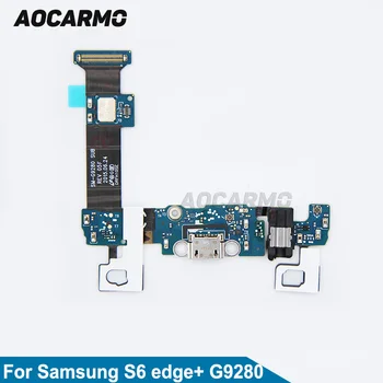 Aocarmo USB Lādētāja Ports Uzlādes Doks Flex Kabelis Samsung Galaxy S6 Edge+ Plus SM-G9280