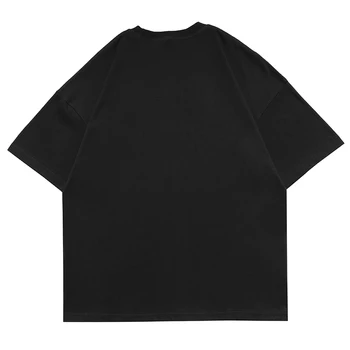 Aolamegs T Krekls Vīriešiem Kanji Komiksi Drukāt Gadījuma Harajuku Hip Hop Koledžas Stila Pāris Streetwear Vasaras 3 Krāsu Izvēles