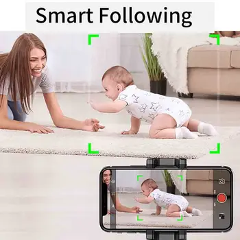 Apai Genie Smart Auto Fotografēšana Selfie Stick 360 Objektu Izsekošanas Turētājs All-in-one Rotācijas Seju noteikšana Kamera Tālruņa Turētājs