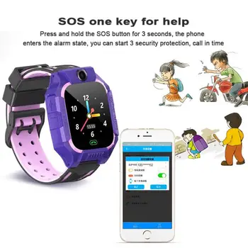 Ar Kameru Anti-Zaudēti Bērni Smart Skatīties Dzīve Ūdensizturīgs LSB Pozicionēšanas Bāzes Staciju Tracker S0S SIM Zvanu Smart Watchs