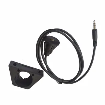 Ar flush dash AUX adapteri ligzda 3.5 mm jack ieejas uzstādīts pagarināšanu audio Svina kabelis 1M, 2M