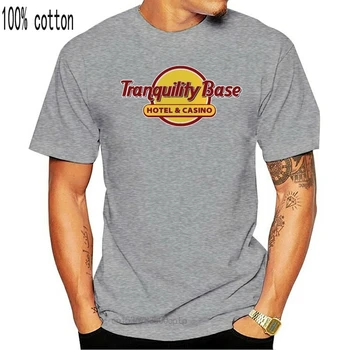 Arctic Monkeys T-krekls Tranquility Base Hotel & Casino Vasaras kreklu ar Īsām Piedurknēm Kokvilnas T-Krekls top tee