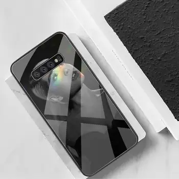 Ariana Grande Luksusa Unikālo Tālruņa Vāks Rūdīta Stikla Samsung S20 Plus S7 S8 S9 S10 Plus Piezīme 8 9 10 Plus