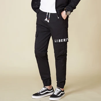 ArmyGreen Haki Vīriešiem Harēma Kravas bikses Joggers Bikses Streetwear Hip-Hop Vīriešu Gadījuma Modes Treniņbikses Plus lieluma 7XL 8XL