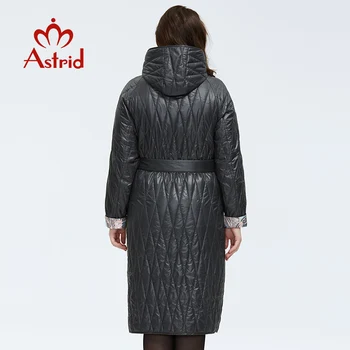 Astrid 2020. gada Pavasarī jaunas ielidošanas sieviešu jaka vaļīgu apģērbu, sieviešu plus lieluma gari mēteļi ar а jostas pavasara mētelis sievietēm AM-9428