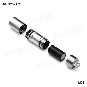 Astrolux M01 100LM 2 režīmi USB Uzlādējams Mini nichia 219B/ XP-G2 LED gaismas Tūrisma Pārgājienu lāpu Gaismiņu ar 10180 akumulators