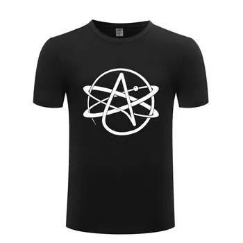 Ateists Simbolu, Vīriešu T Krekls MFV Pastafarian Reliģijas Izdrukāt Jaunums-T Krekli, Kokvilnas, ar Īsām Piedurknēm T Streetwear Plus Lieluma