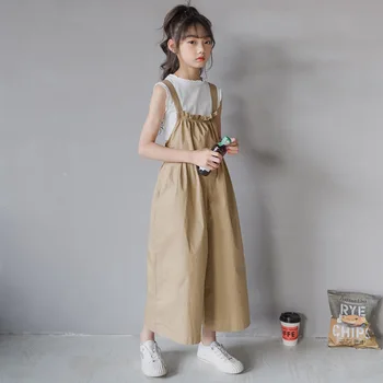 Atpakaļ uz skolu bērnu drēbītes, vecumā 6 - 16 gadu pusaugu meitenēm, vienkāršs ķīniešu stilā (dungriņi) 2020 