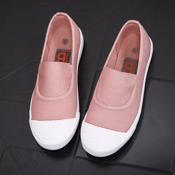 Audekla kurpes Karstā pārdošanas modes gadījuma sieviešu kurpes vienkrāsainu auduma kurpes sieviete čības 2020