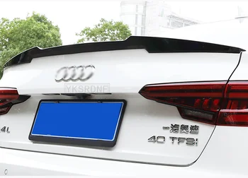 Audi A4 B9 2017 2018 2019 spoilers ABS plastmasas materiāla, automašīnu dekorēšana stumbrs astes unpainted krāsu aizmugurējais spoileris