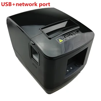 Augstas Kvalitātes 80mm Siltuma Rēķinu Saņemšanas Printeris Automātiska Griešanas Vienlaicīgi Ir USB Un LAN Savienojuma Ports