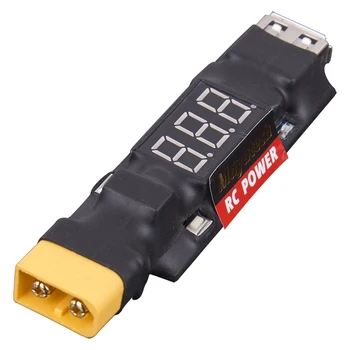 Augstas Kvalitātes Mayatech 3 in 1 Lipo Akumulatora Izlādes Testeri USB Izlādes Indikators Ar T Plug XT60 Plug Par RC Dūkoņa Modeļi