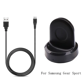 Augstas Kvalitātes Micro USB Uzlādes Kabelis, Bezvadu Lādēšanas Statīvu (Dock Lādētājs Samsung Pārnesumu Sport (SM-R600) /S4 Smart Skatīties