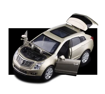 Augstas Simulācijas Izsmalcinātu Diecasts & Rotaļu automobiļi: CaiPo Auto Stils Cadillac SRX Off-Road 1:32 Sakausējuma Lējumiem SUV Modelis Rotaļu Automašīnu