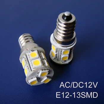 Augstas kvalitātes 5050 SMD AC/DC12V 2.5 W E12 Led Spuldzes,12V Led E12 lampas,E12 Spuldzes Apdare, Led Lampas bezmaksas piegāde 20pcs/daudz