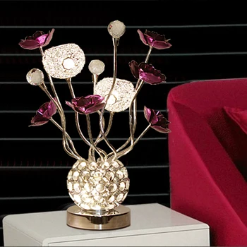 Augstas kvalitātes LED kristāla galda lampas Modes galda lampa, mājas apdare kāzu dāvanu led kristāla lampu kāzu dāvanas