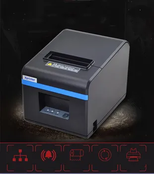 Augstas kvalitātes sākotnējā 80mm siltuma saņemšanas printeris automātiska griešanas drukāšana, izmantojot Bluetooth vai USB ports Ethernet WIFI POS drukāt