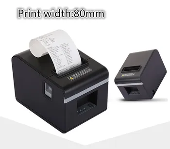 Augstas kvalitātes sākotnējā 80mm siltuma saņemšanas printeris automātiska griešanas drukāšana, izmantojot Bluetooth vai USB ports Ethernet WIFI POS drukāt