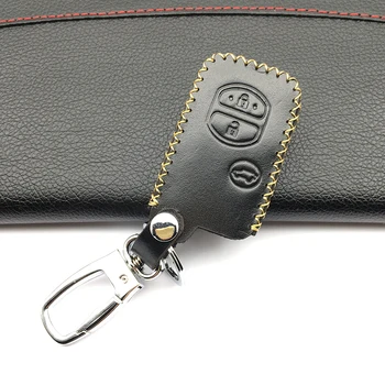 Augstas kvalitātes ādas atslēgu gadījumā Subaru Toyota Camry Vainagu Prado Smart Key Auto Ādas Tālvadības automašīnas atslēgas piederumi