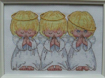 Augstākās Kokvilnas BEZMAKSAS Piegāde augstākās Kvalitātes populārs, skaitot cross stitch komplektu Gandrīz Ideāla 3 dārgie eņģeļi