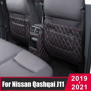 Auto Aizmugurējais roku Balsts Kasti Aizsardzības Pad Bērniem Bērnu, Kicking Mat Nissan Qashqai J11 2019 2020 2021 Piederumi
