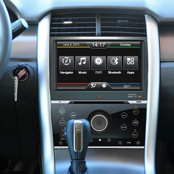 Auto Audio FORD EDGE 2013. -.GADAM (MANUĀLAIS GAISA VERSIJA) auto dvd gps atskaņotājs, navigācijas vienības vadītājs ierīces BT Bezmaksas Kameru Bezmaksas Kartes