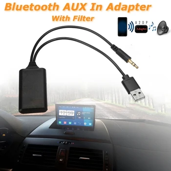 Auto Bezvadu Bluetooth Modulis Mūzikas Adapteri, Autonoma Uztvērējs Aux o Usb, 3,5 Mm Kontaktligzda, Bmw E90 E91 E92 E93